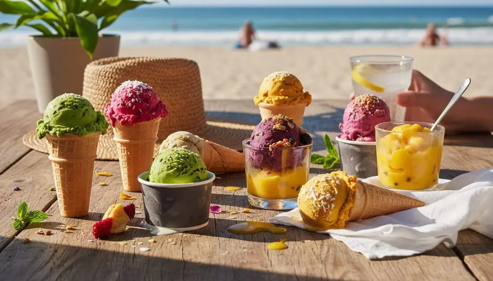  Helado refrescante con los mejores sabores del verano 2026 para disfrutar y combatir el calor &mdash; Imagen generada por IA 