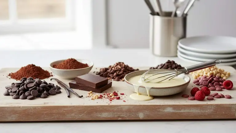  Imagen destacada: Tipos de chocolate para reposter&iacute;a: diferencias, caracter&iacute;sticas y usos &mdash; Imagen generada por IA 