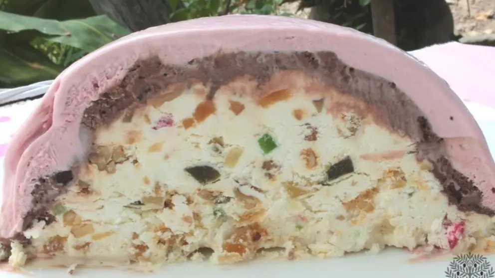 Helado Cassata. Foto de: Cookpad.