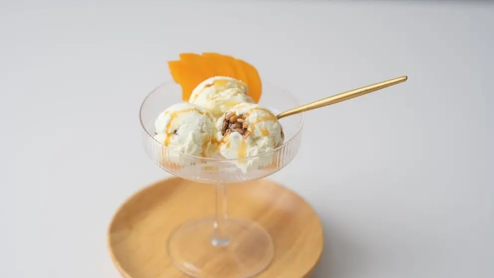 Helados bajos en calorías.