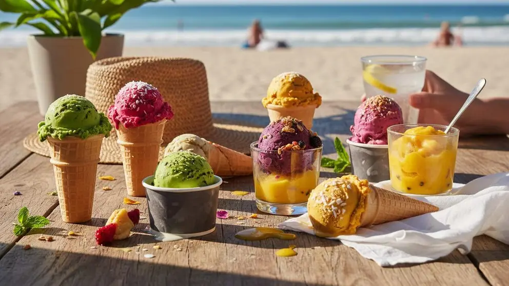  Helado refrescante con los mejores sabores del verano 2026 para disfrutar y combatir el calor &mdash; Imagen generada por IA 