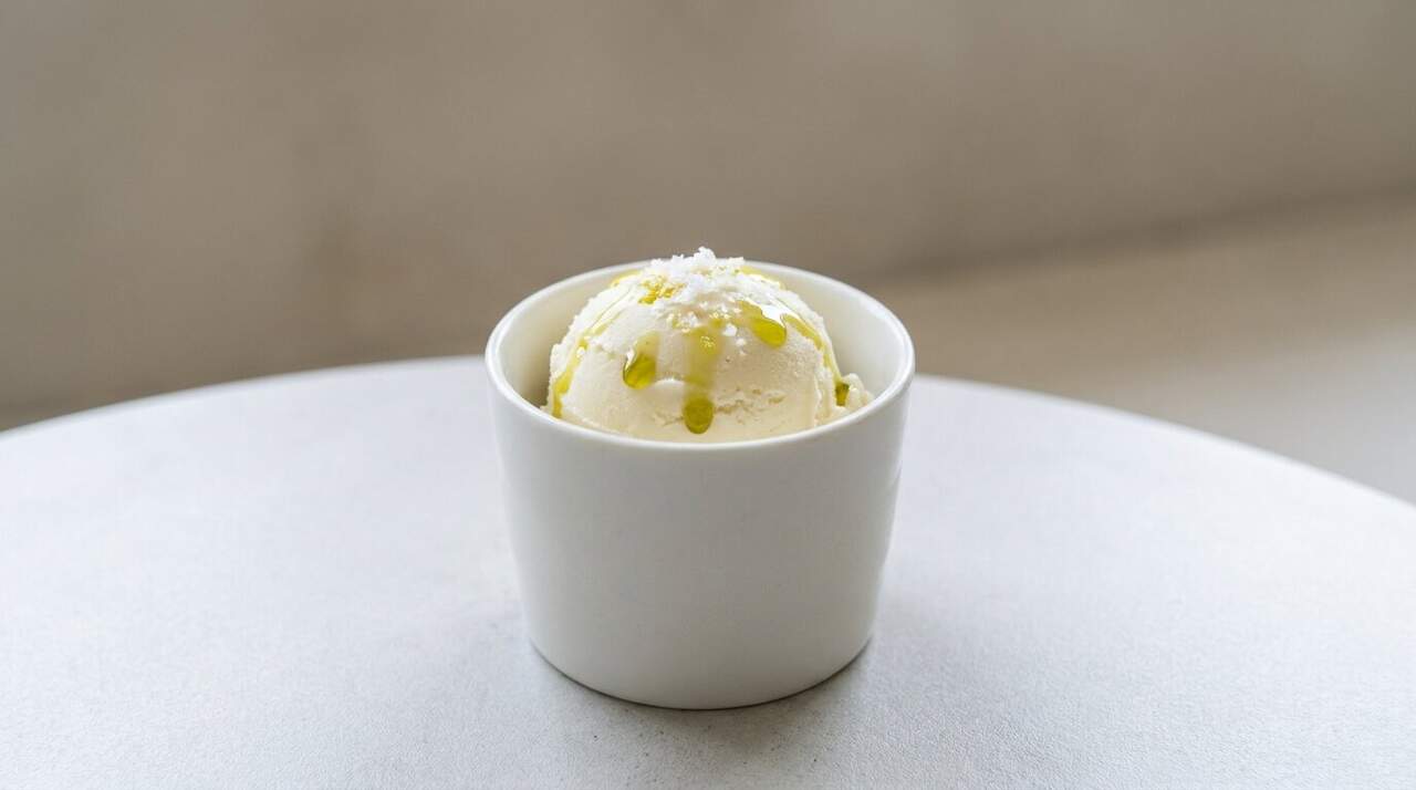 Vainilla + aceite de oliva virgen extra + sal en escamas